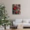 Stupell Industries Hanging Red Ornaments Christmas Tree Canvas Wall Art